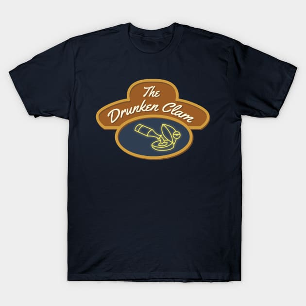 The Drunken Clam T-Shirt by winstongambro